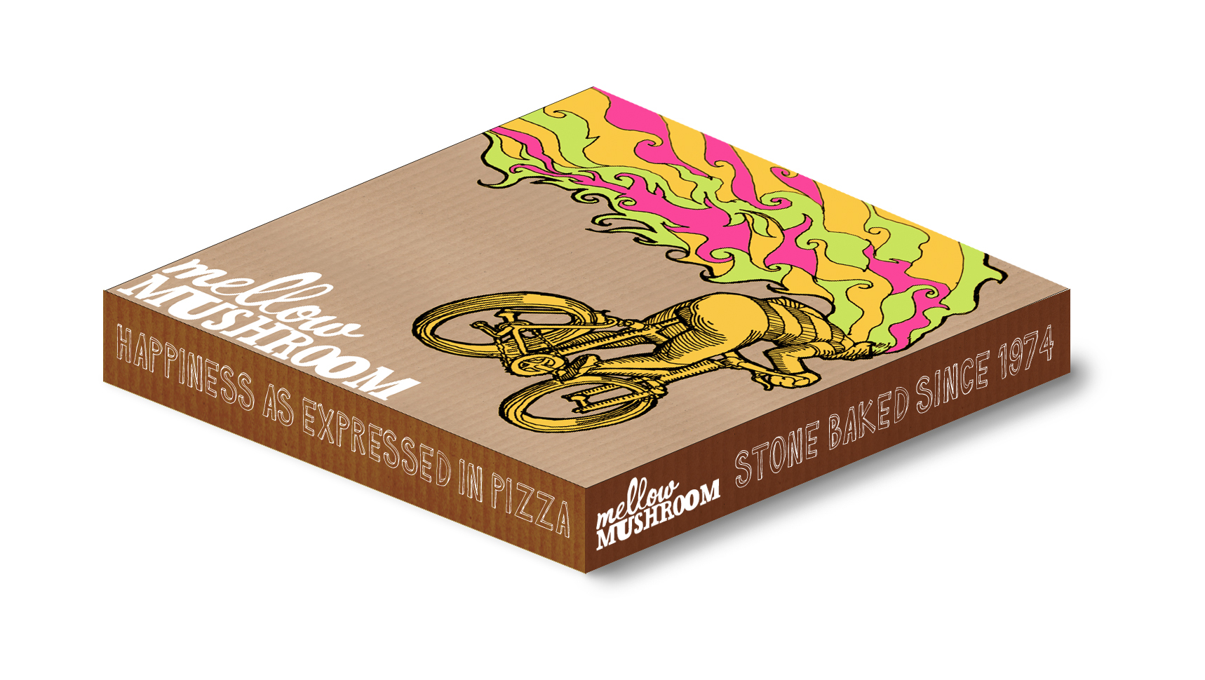 Mellow Mushroom Pizza Bikers Box