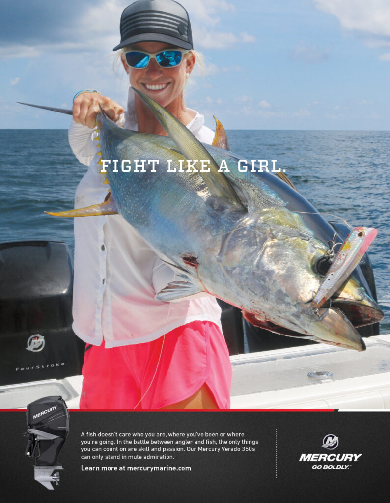 Fish Like A Girl Mercury Marine Advertising