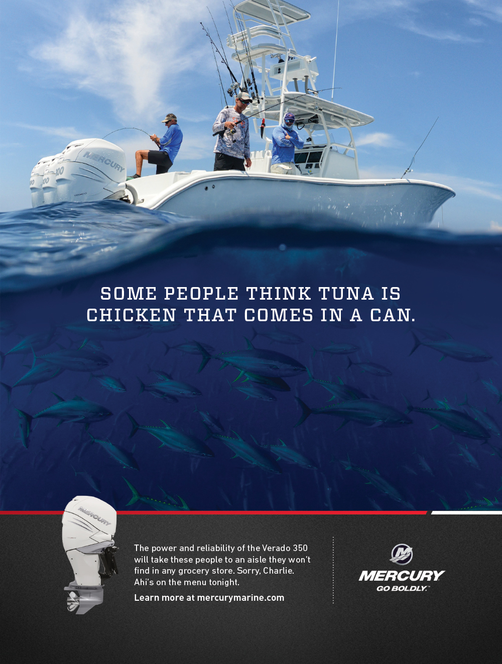 Mercury Marine Print Advertising Verado