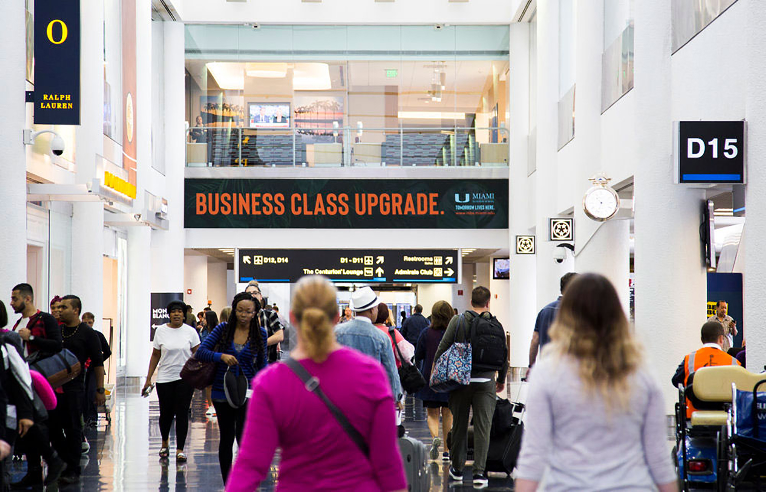 UM Miami Business School Advertising Miami International Airport