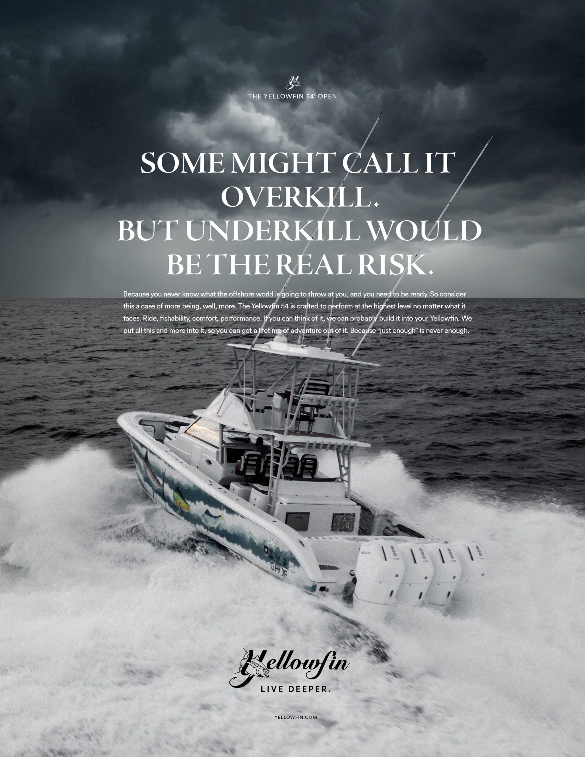 Yellow Marlin 54 Print ad